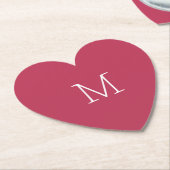 Dusty Red Paper Onderzetter (Gekanteld)