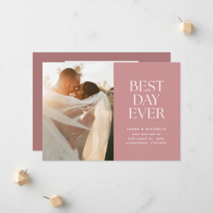 Dusty Roos Best Day Ever Wedding Announding Aankondiging