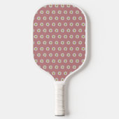 Dusty Roos Bohemian Daisy Pattern Pickleball Paddle (Voorkant)