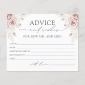 Dusty Roos Boho Advies en Wensen Kaarten (Voorkant)