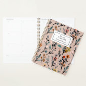 Dusty Roos Boho Floral Waterverf Aangepast, niet b Planner (Display)