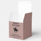 Dusty Roos Bride's Last Ride Bachelorette Weekend Bedankdoosjes (Geopend)