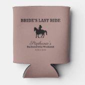 Dusty Roos Bride's Last Ride Bachelorette Weekend Blikjeskoeler (Voorkant)