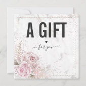 Dusty Roos  Floral Logo Beauty Salon Makeup (Voorkant)