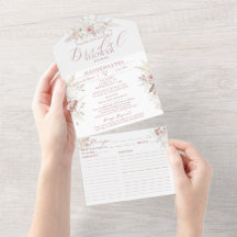 Dusty Roos Floral Vrijgezellenfeest All in One Inv