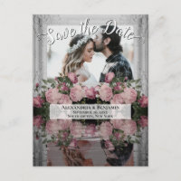 Dusty Roos Foto Floral Reflections Save the Date