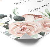 Dusty Roos Horizontal Rehearsal Dinner Welcome Poster (Hoek)