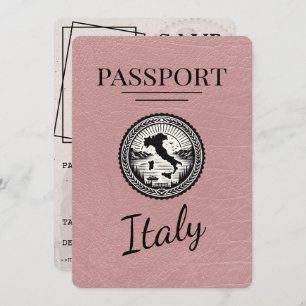 Dusty Roos Italië Passport Save The Date