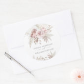 Dusty Roos & Ivory Floral Beauful Wedding Large (Envelop)