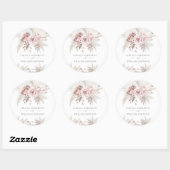 Dusty Roos & Ivory Floral Beauful Wedding Large (Vel)