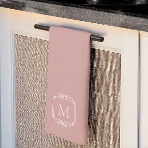 Dusty Roos   Klassiek Lijst monogram Theedoek