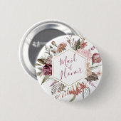 Dusty Roos Maid of Honor Button (Voorkant /achterkant)