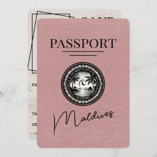 Dusty Roos Maldives Passport Bewaar de datum Save The Date