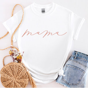 Dusty Roos Mama Cute Script T-Shirt