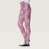 Dusty Roos Mandala Pattern Design Leggings (Links)