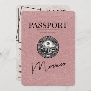 Dusty Roos Marokko Passport Bewaar de datum Save The Date