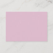 Dusty Roos Mauve QR code GIFT Registry Informatiekaartje (Achterkant)