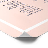 Dusty Roos & Minimale landschapszitplaats Poster (Hoek)