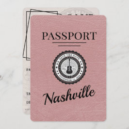 Dusty Roos Nashville Passport Bewaar de datum Save The Date