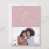 Dusty Roos Photo Matron of Honor proposal Kaart (Voorkant)