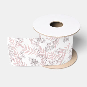 Dusty Roos roze bruiloft botanisch Lint