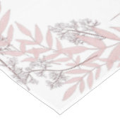 Dusty Roos roze bruiloft botanisch Tafelkleed (Gekanteld)