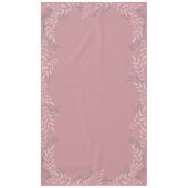 Dusty Roos roze bruiloft  botanisch Tafelkleed (Voorkant)