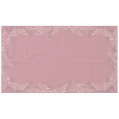 Dusty Roos roze bruiloft  botanisch Tafelkleed (Voorkant (Horizontaal))