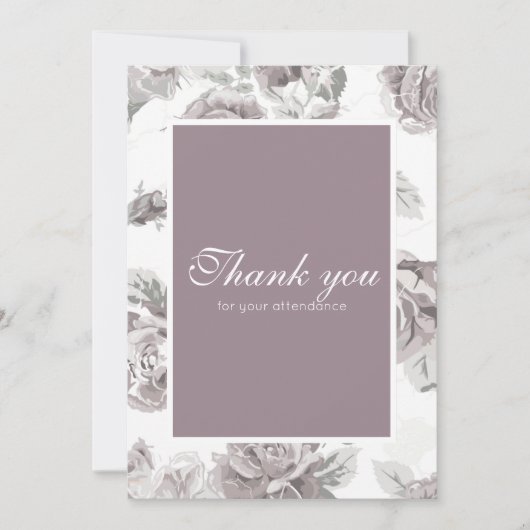 Dusty roos roze verlovingsfeest bedankt (Voorkant)