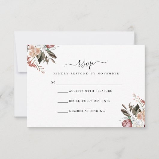 Dusty Roos RSVP Flyer (Voorkant)