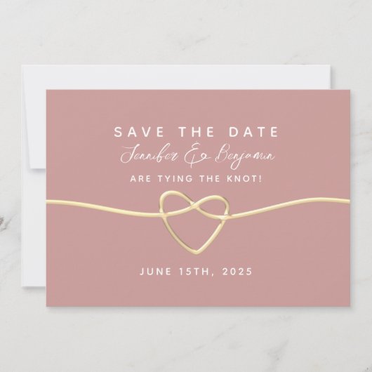 Dusty Roos Script Weddenschap Save The Date (Voorkant)