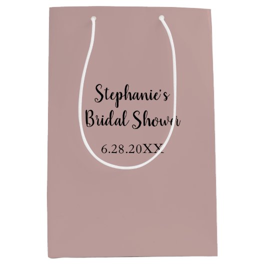 Dusty Roos Weddenschap Aangepast lichtroze Vrijgez Medium Cadeauzakje (Voorkant)