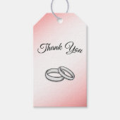 Dusty Roos Wedding Bedankt Cadeaulabel (Voorkant)