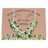 Dusty Roos - Wedding Gift Bag Groot Cadeauzakje (Voorkant)