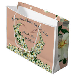 Dusty Roos - Wedding Gift Bag Groot Cadeauzakje