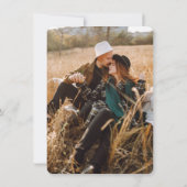 Dusty Rose Aspen Tree Wedding Save The Date (Achterkant)