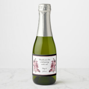 Dusty Rose Bourgogne Favoriser Mini Étiquette À Vi