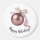 DUSTY ROSE CHIC HOLIDAYS MAGNET MAGNEET (Voorkant)