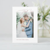 Dusty Rose couleurs DIY Luxe Script Merci (Debout devant)