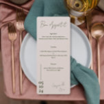 Dusty Rose et bleu Love Letter menu Mariage<br><div class="desc">Laissez-vous tenter par une histoire d'amour culinaire grâce à notre menu Mariage de lettre d'amour enchanteur. Conçu avec passion et inspiré par l'élégance intemporelle du noir et blanc, ce menu promet d'être un festin pour les sens, préparant le terrain pour une célébration mariage inoubliable. A Love Letter to Your Palate...</div>