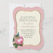 Dusty Rose Faire-part de mariage (Devant)
