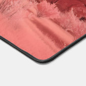 "Dusty Rose Fall Leaves Desk Mat - Minimal Soft Au (Coin)