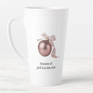 DUSTY ROSE LATTE MUG FOR CHIC HOLIDAY