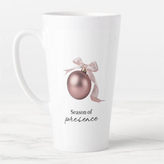 DUSTY ROSE LATTE MUG FOR CHIC HOLIDAY (Gauche)