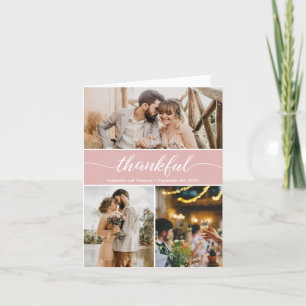 Dusty rose Merci Mariage photo Collage