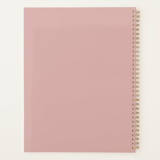 Dusty Rose Mlle à Mme Mariage (Dos)