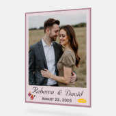 Dusty Rose & Pale Pink Two Hearts Catholic Wedding (Angle)