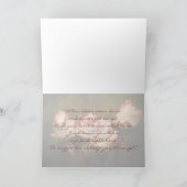 Dusty Rose Pense à votre carte de voeux (Intérieur)