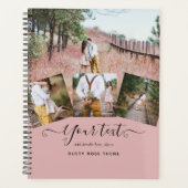 Dusty Rose rose Newlywets Mariage PHOTO Cadeau (Devant)