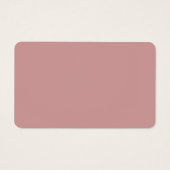 Dusty Rose Simple Boisson Billet Réception de mari (Dos)